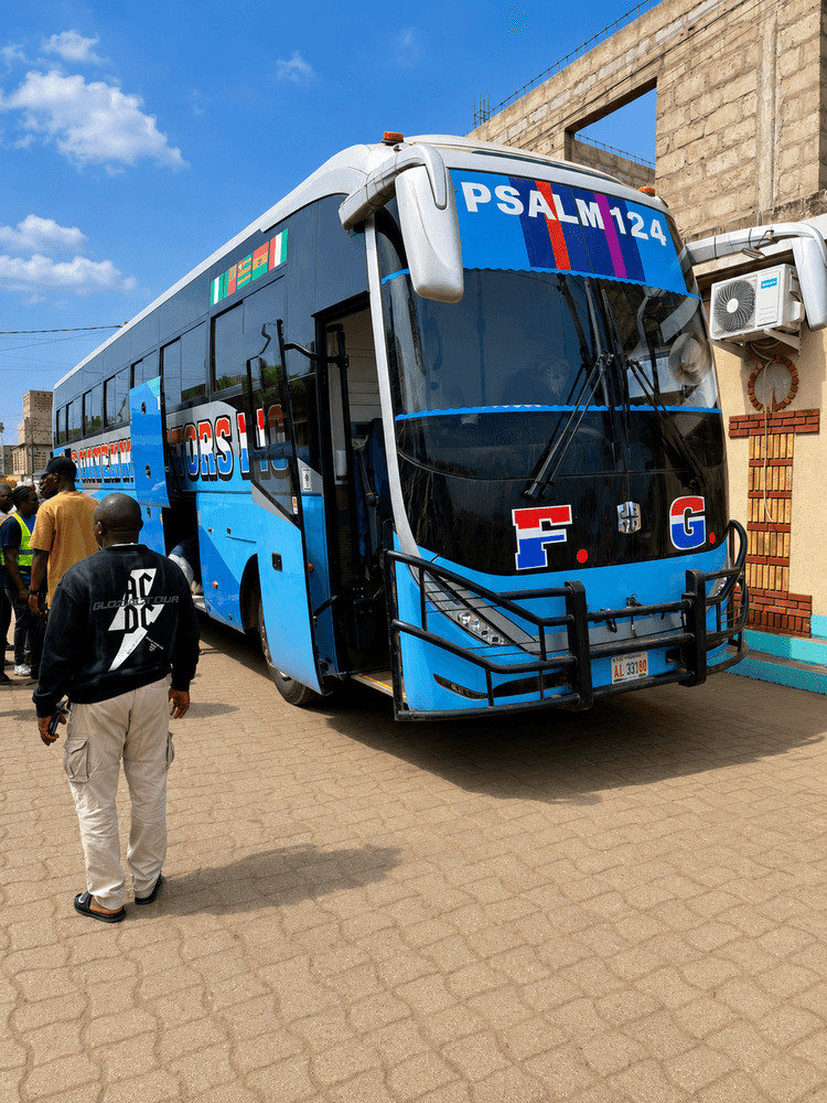 Coach preparing for a scheduled regional departure