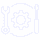 Service secondary status icon