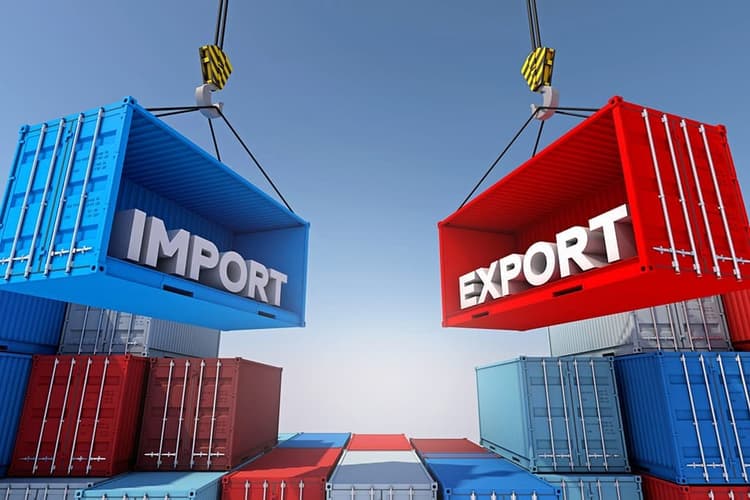 Export-grade commodities prepared and inspected for shipment