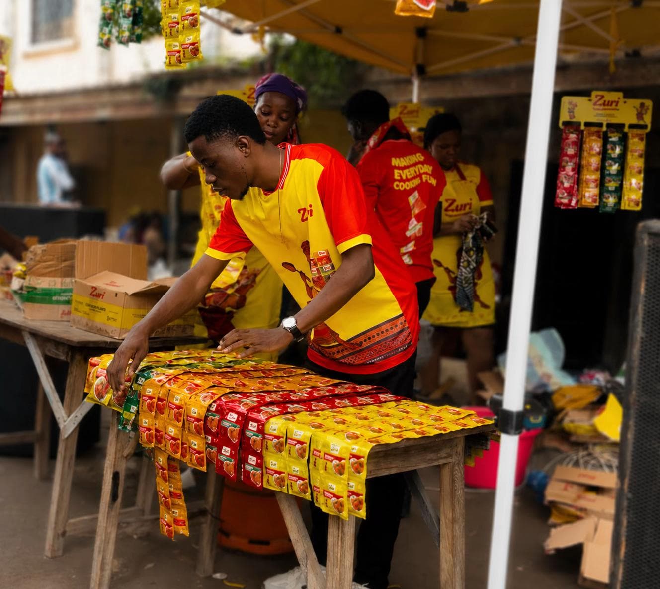 Zuri Sales Table — trading photo
