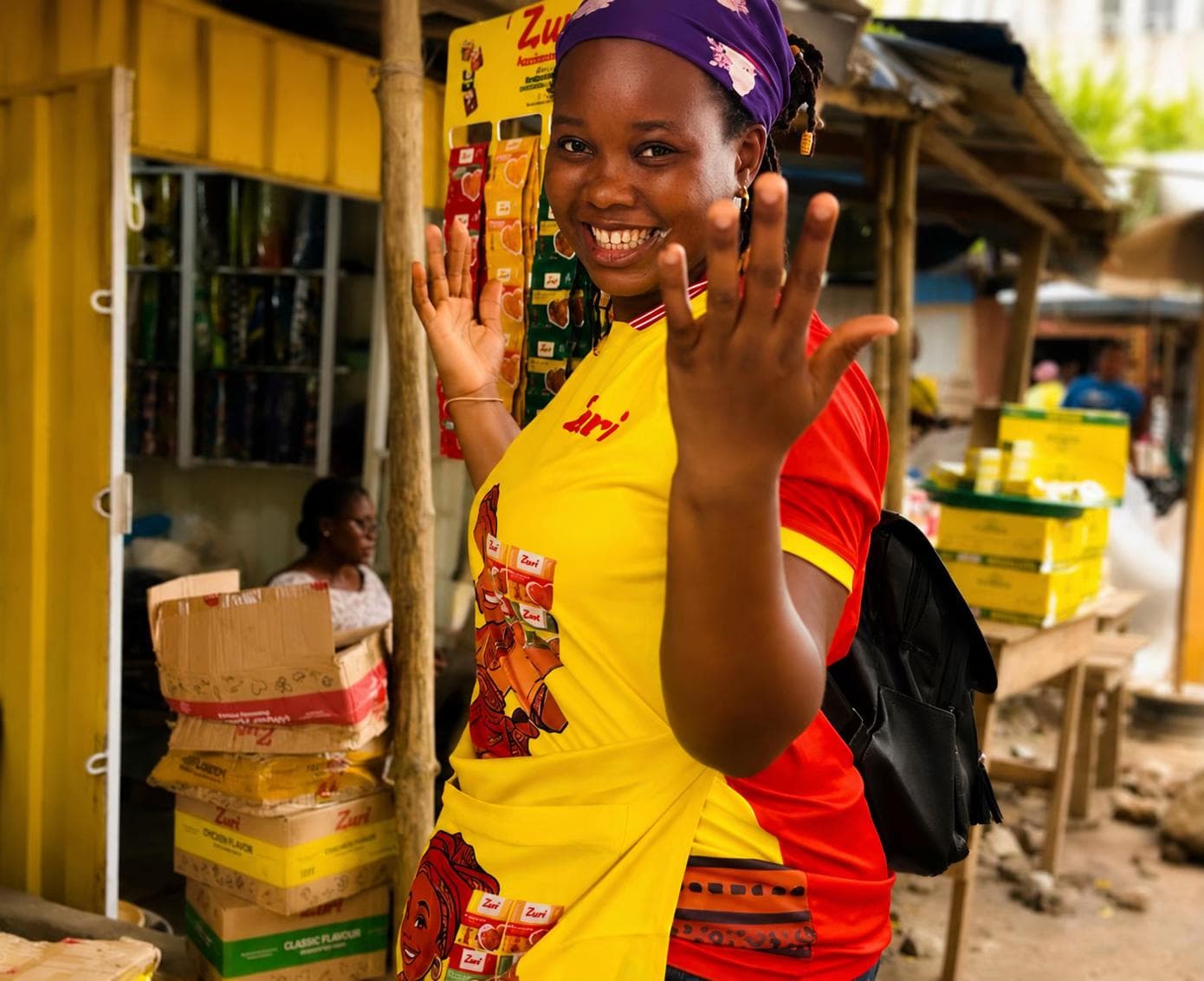 Zuri Vendor Portrait — trading photo