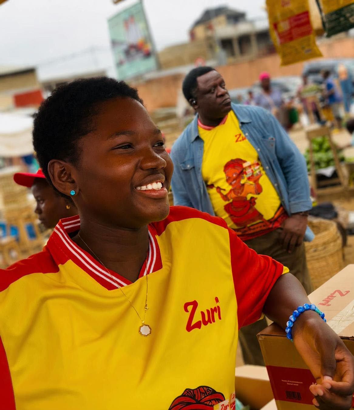 Zuri Vendor Close-Up — trading photo